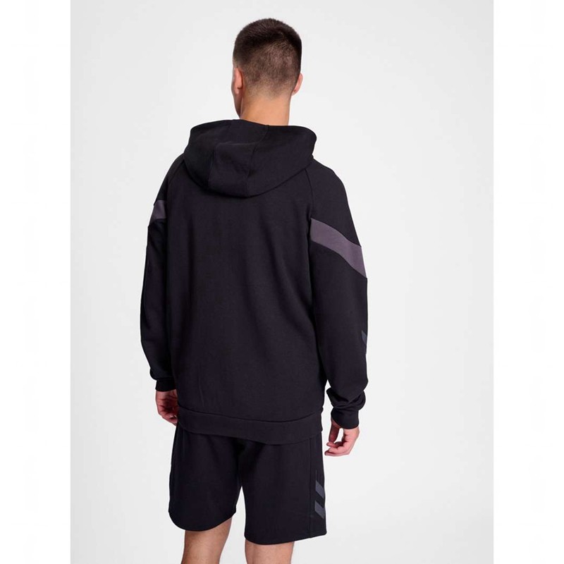 Hummel Travel Zip Hoodie Herren Schwarz | 804106-546