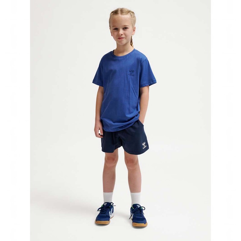 Hummel Trelle S/S T-shirts Kinder Blau | 514145-852