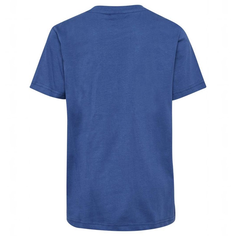 Hummel Trelle S/S T-shirts Kinder Blau | 514145-852