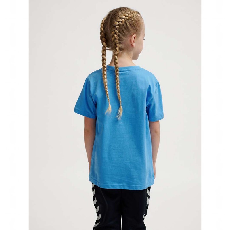 Hummel Tres S/S Kurze Hose Kinder Blau | 649862-511