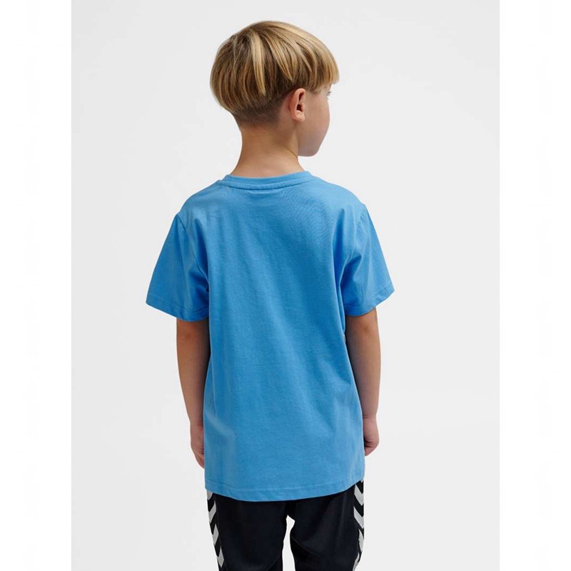 Hummel Tres S/S Kurze Hose Kinder Blau | 649862-511