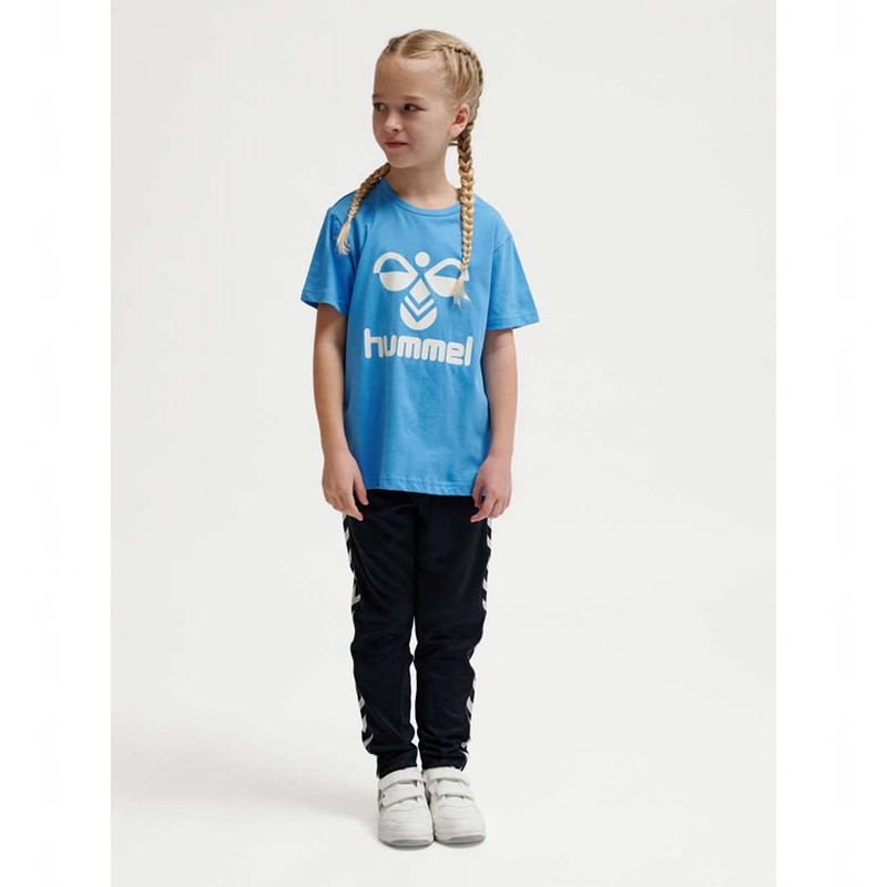 Hummel Tres S/S Kurze Hose Kinder Blau | 649862-511