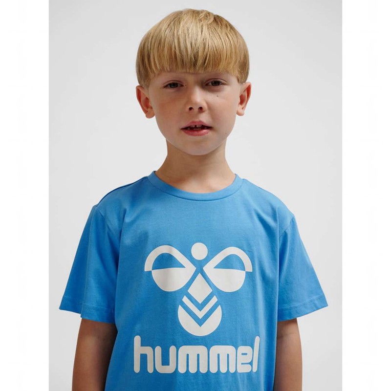 Hummel Tres S/S Kurze Hose Kinder Blau | 649862-511