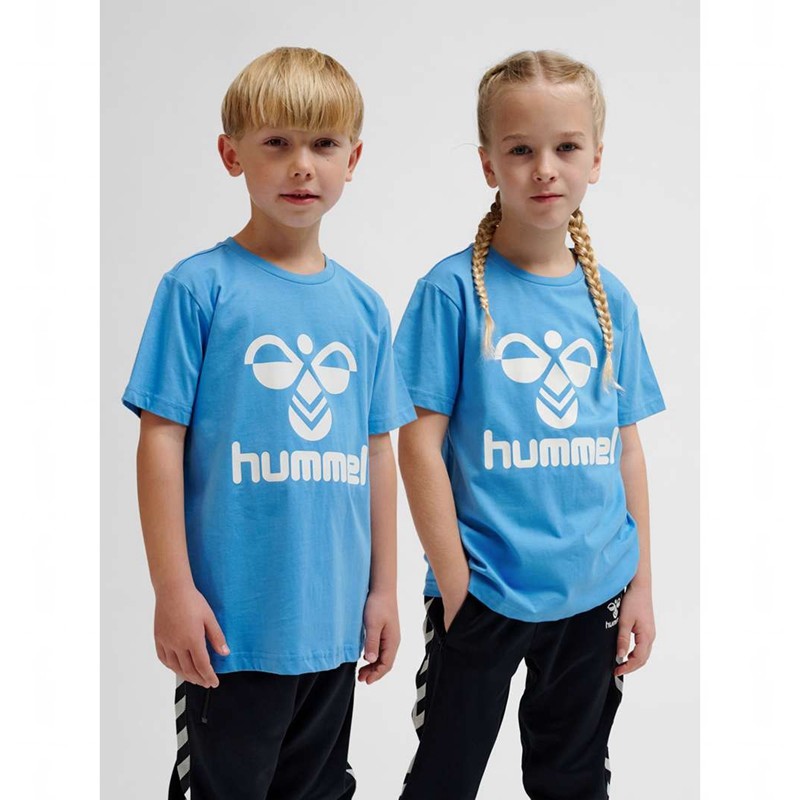 Hummel Tres S/S Kurze Hose Kinder Blau | 649862-511