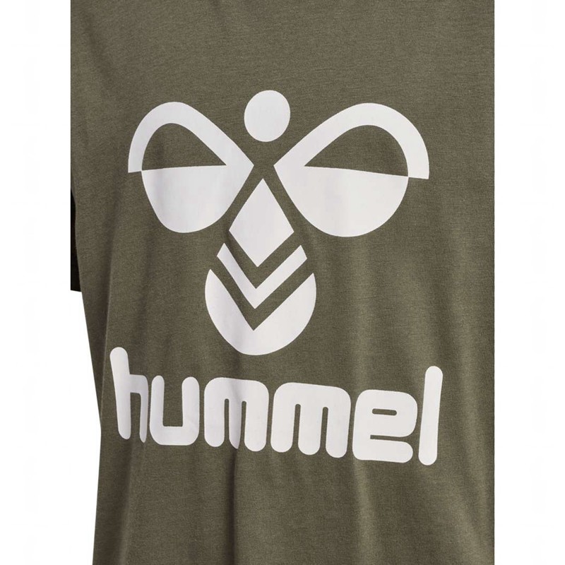 Hummel Tres S/S Sweatshirt Kinder Olivgrün | 298972-140