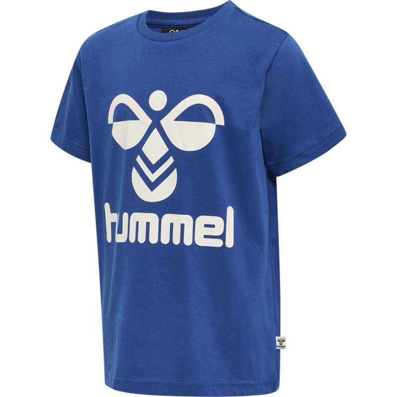Hummel Tres S/S T-shirts Kinder Blau | 982961-676