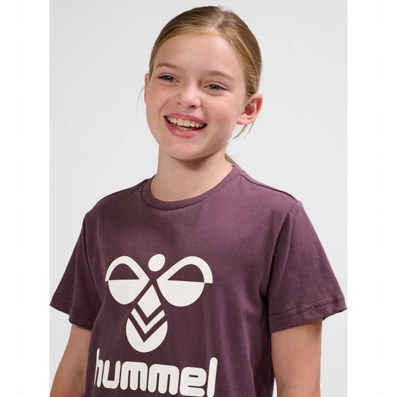 Hummel Tres S/S T-shirts Kinder Fuchsie | 868783-028