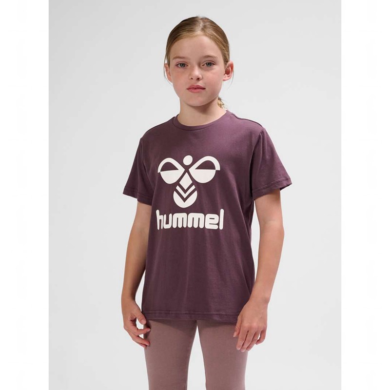 Hummel Tres S/S T-shirts Kinder Fuchsie | 868783-028