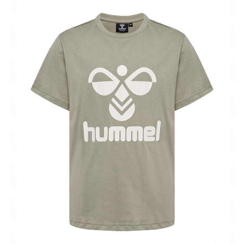 Hummel Tres S/S T-shirts Kinder Grau | 800142-519