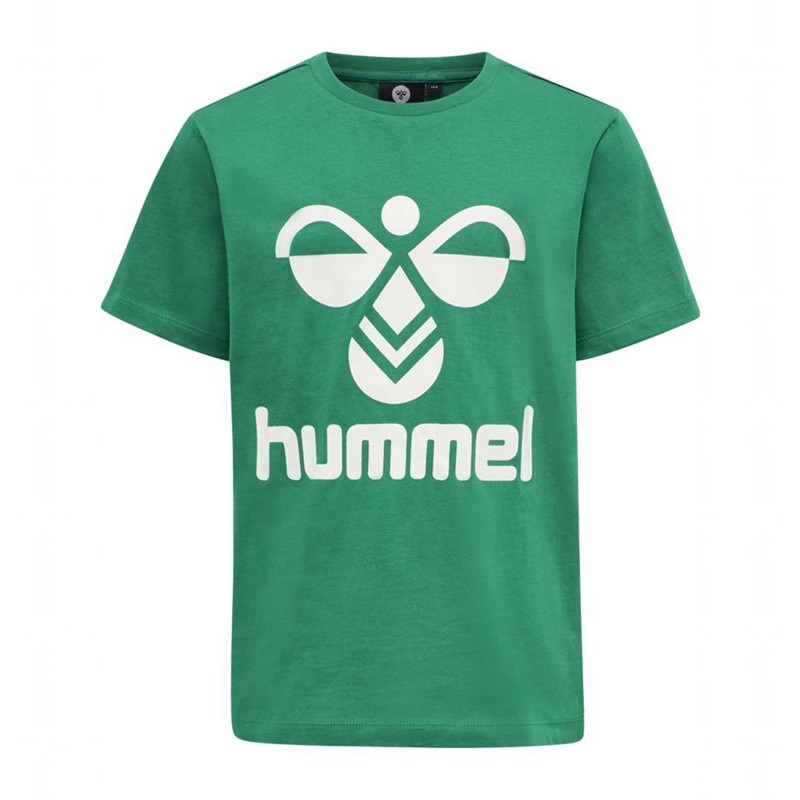 Hummel Tres S/S T-shirts Kinder Grün | 231894-585