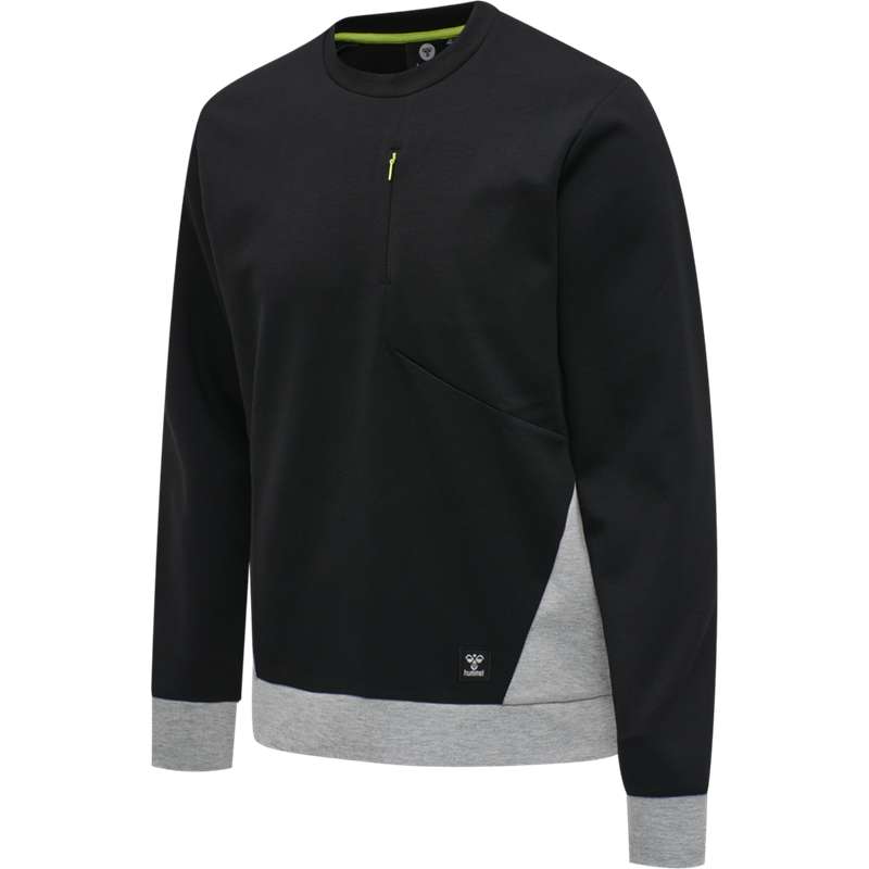 Hummel Tropper Sweatshirt Herren Schwarz | 059072-215