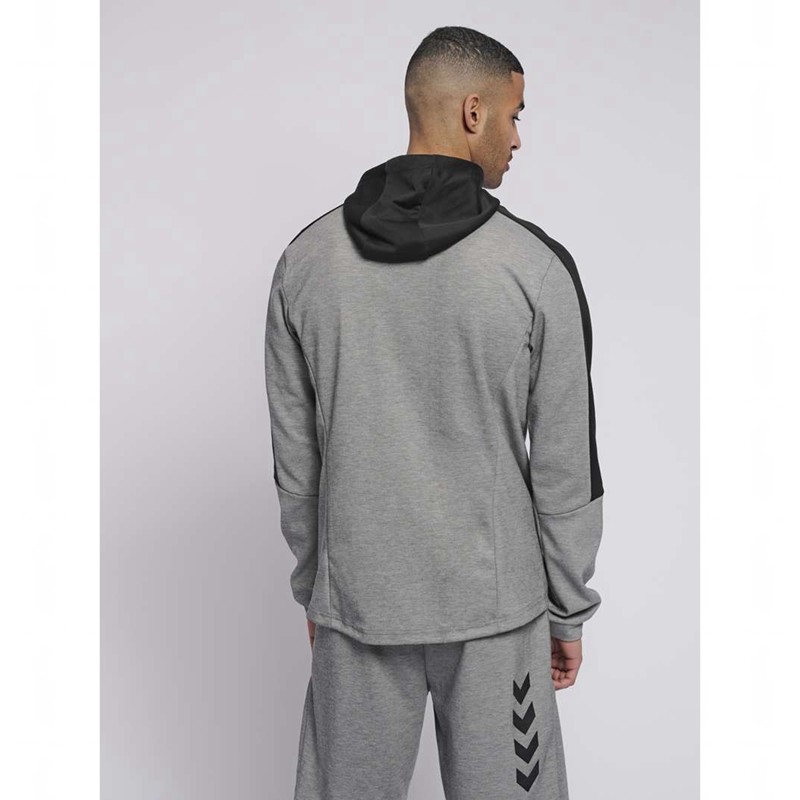 Hummel Tropper Zip Hoodie Herren Grau | 137600-703