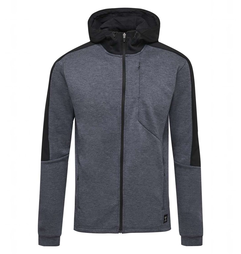 Hummel Tropper Zip Hoodie Herren Schwarz | 833098-910
