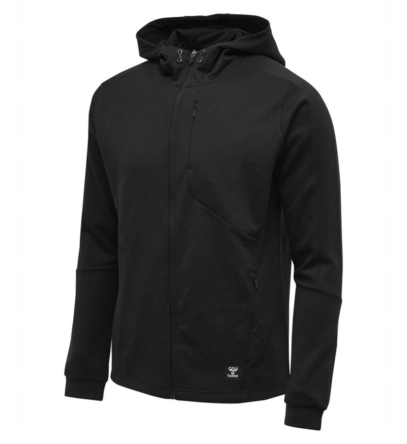 Hummel Tropper Zip Hoodie Herren Schwarz | 515382-621