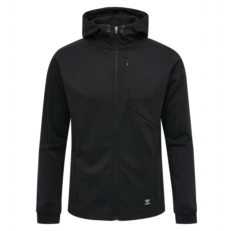 Hummel Tropper Zip Hoodie Herren Schwarz | 515382-621