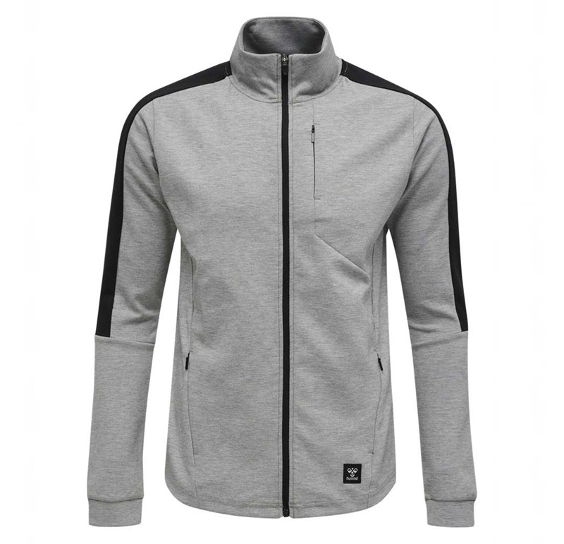 Hummel Tropper Zip Jacken Herren Grau | 828573-608