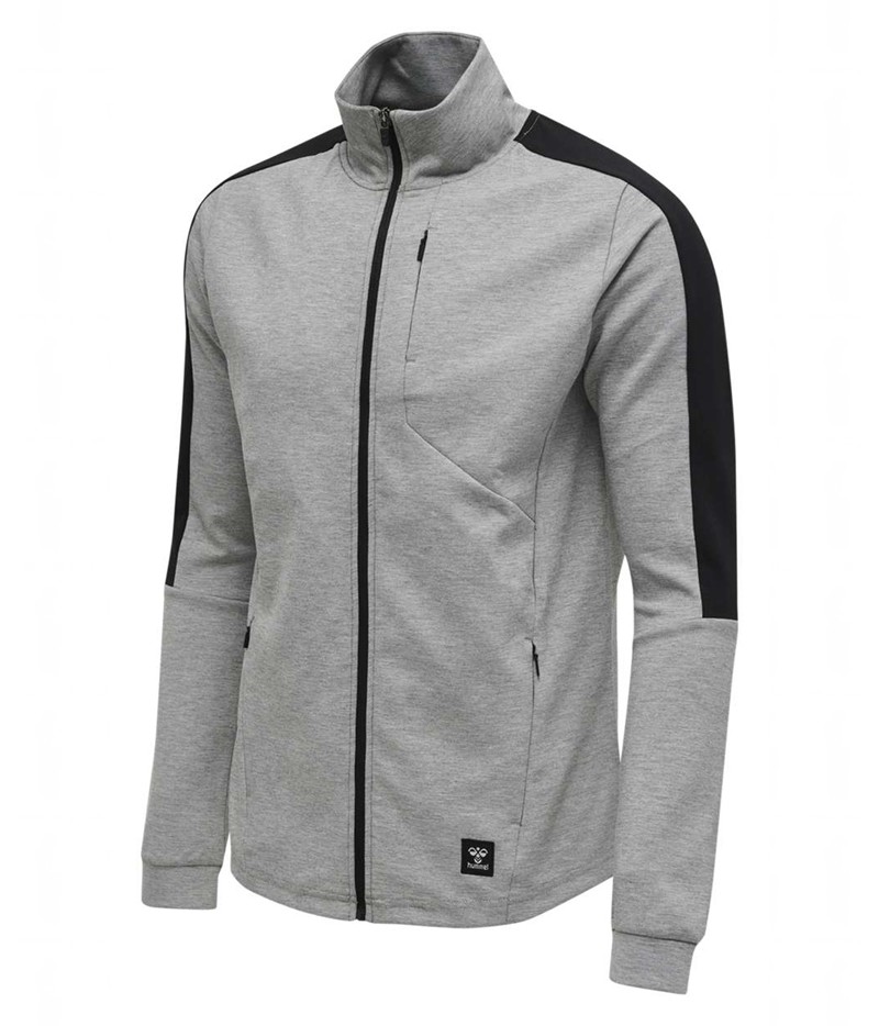 Hummel Tropper Zip Jacken Herren Grau | 828573-608