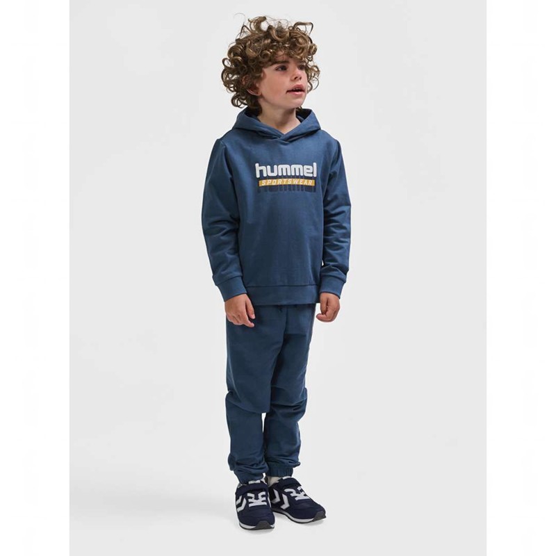 Hummel Tukas Hoodie Kinder Blau | 432858-582