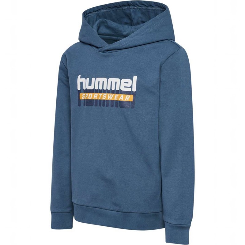 Hummel Tukas Hoodie Kinder Blau | 432858-582
