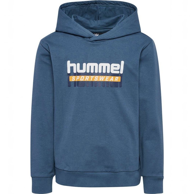 Hummel Tukas Hoodie Kinder Blau | 432858-582