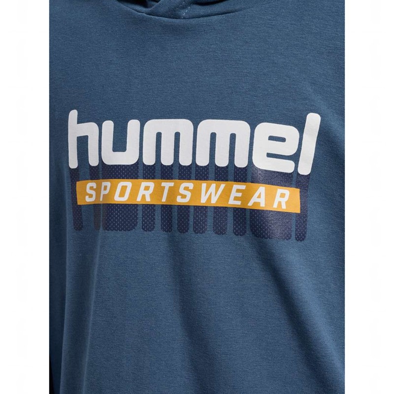 Hummel Tukas Hoodie Kinder Blau | 432858-582