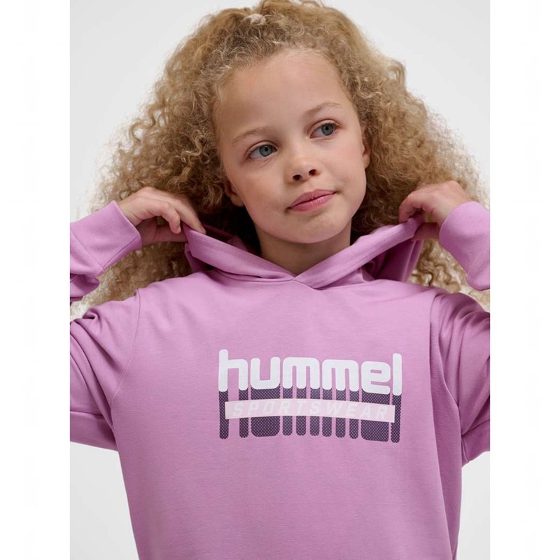 Hummel Tukas Hoodie Kinder Rosa | 682761-745