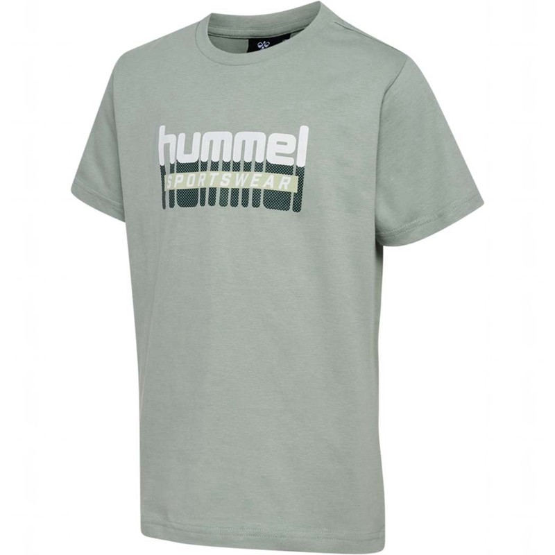 Hummel Tukas S/S 2-pack Hose Kinder Grün | 422648-991