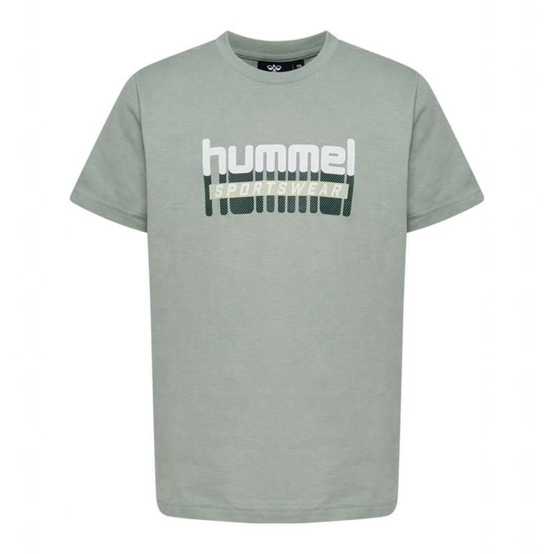 Hummel Tukas S/S 2-pack Hose Kinder Grün | 422648-991