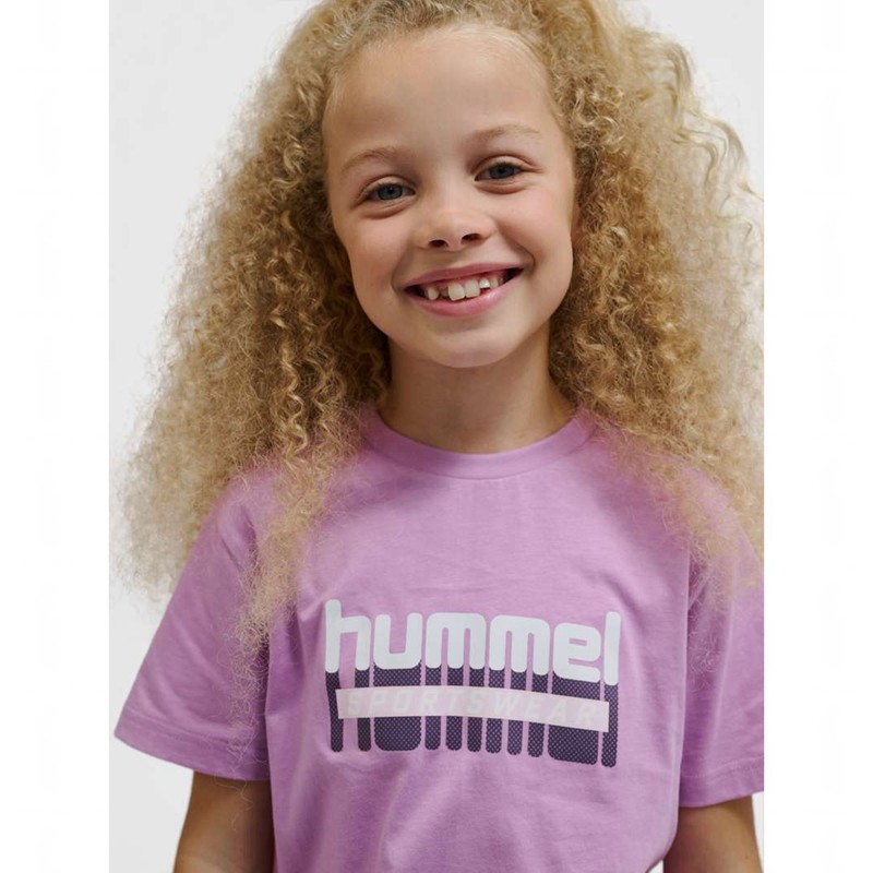 Hummel Tukas S/S 2-pack T-shirts Kinder Rosa | 297584-191