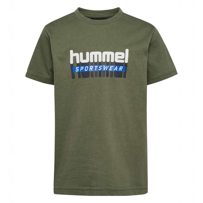 Hummel Tukas S/S Hose Kinder Olivgrün | 489330-574
