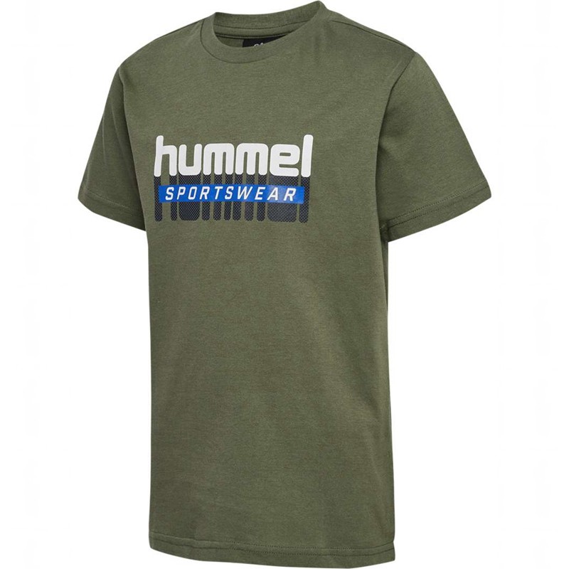 Hummel Tukas S/S Hose Kinder Olivgrün | 489330-574