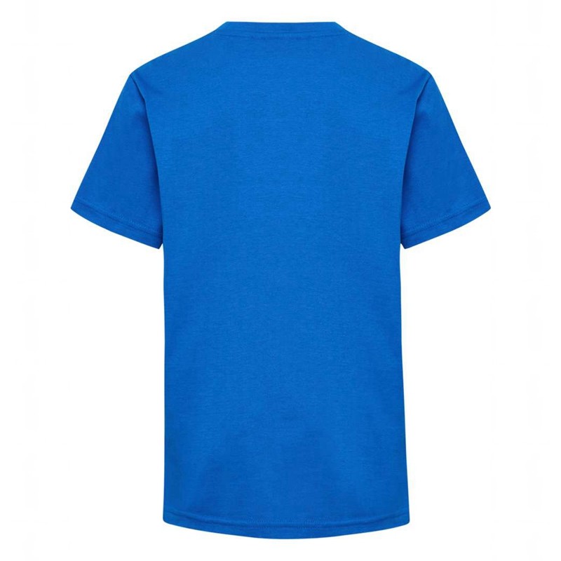 Hummel Tukas S/S T-shirts Kinder Blau | 753635-987