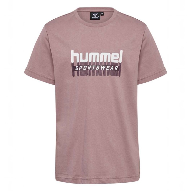Hummel Tukas S/S T-shirts Kinder Rosa | 012829-565