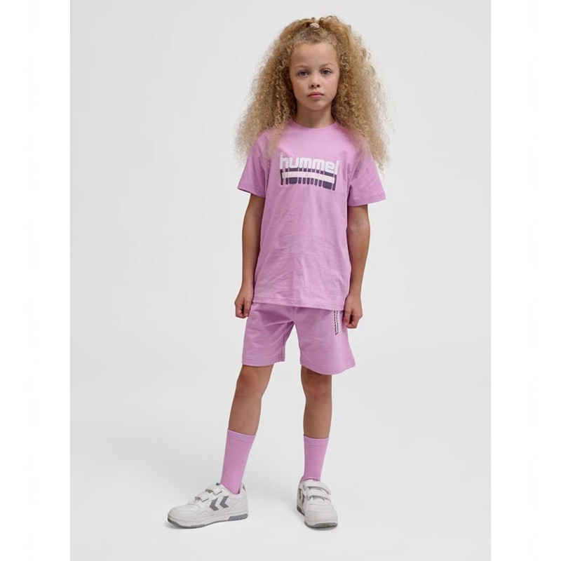Hummel Tukas S/S T-shirts Kinder Rosa | 413667-123