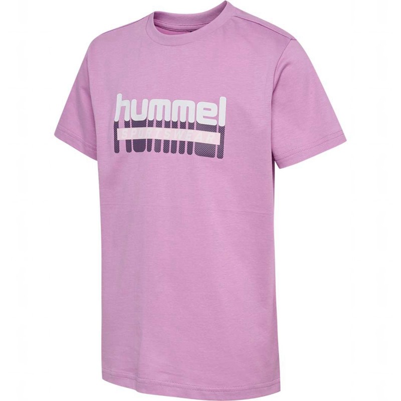 Hummel Tukas S/S T-shirts Kinder Rosa | 413667-123