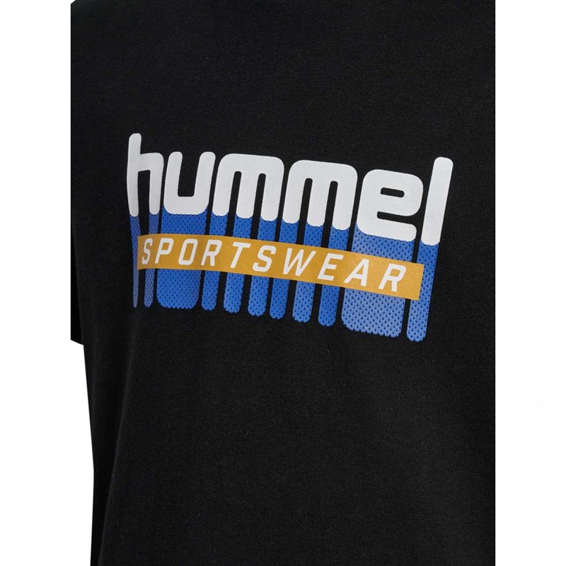 Hummel Tukas S/S T-shirts Kinder Schwarz | 580795-965