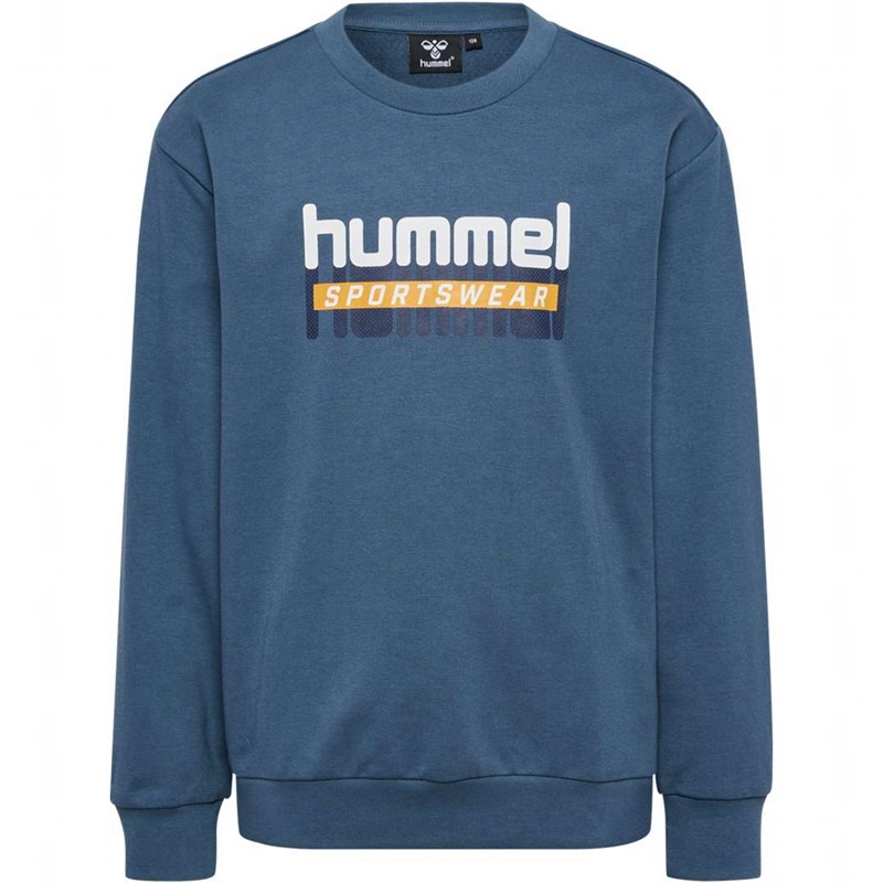 Hummel Tukas Sweatshirts Kinder Blau | 963216-652