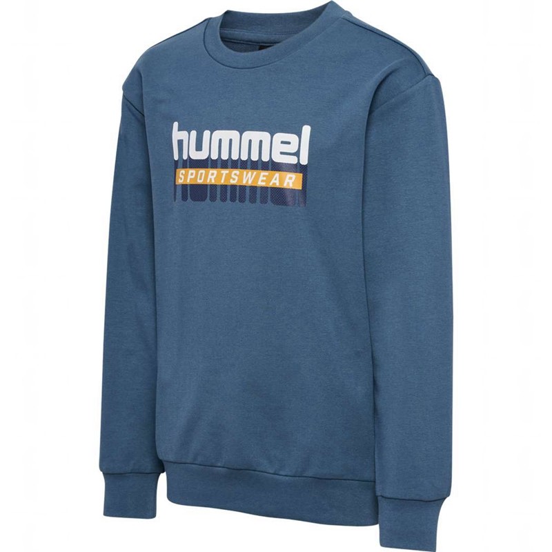 Hummel Tukas Sweatshirts Kinder Blau | 963216-652