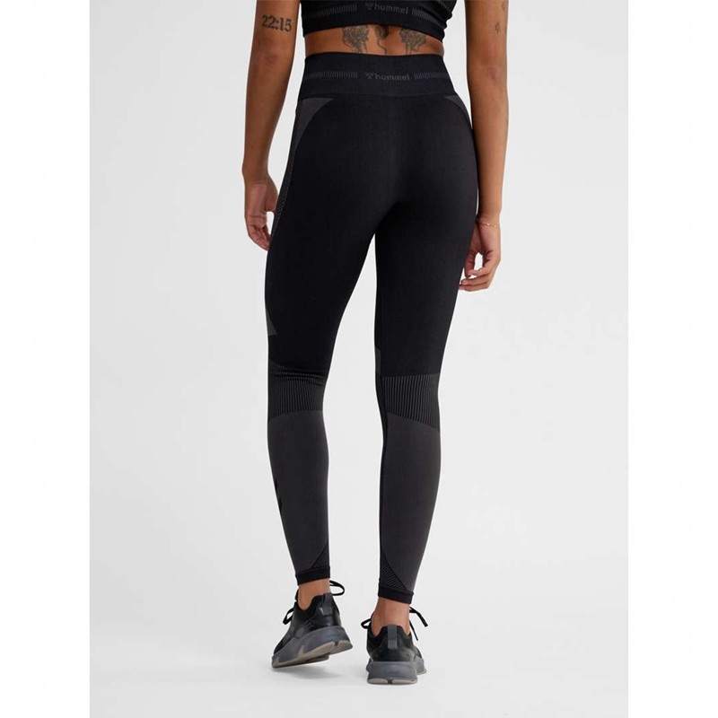 Hummel Unity Seamless Mid Waist Sneakers Damen Schwarz | 151220-418