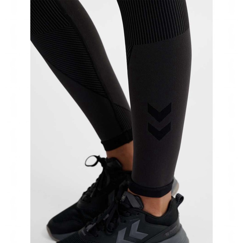 Hummel Unity Seamless Mid Waist Sneakers Damen Schwarz | 151220-418