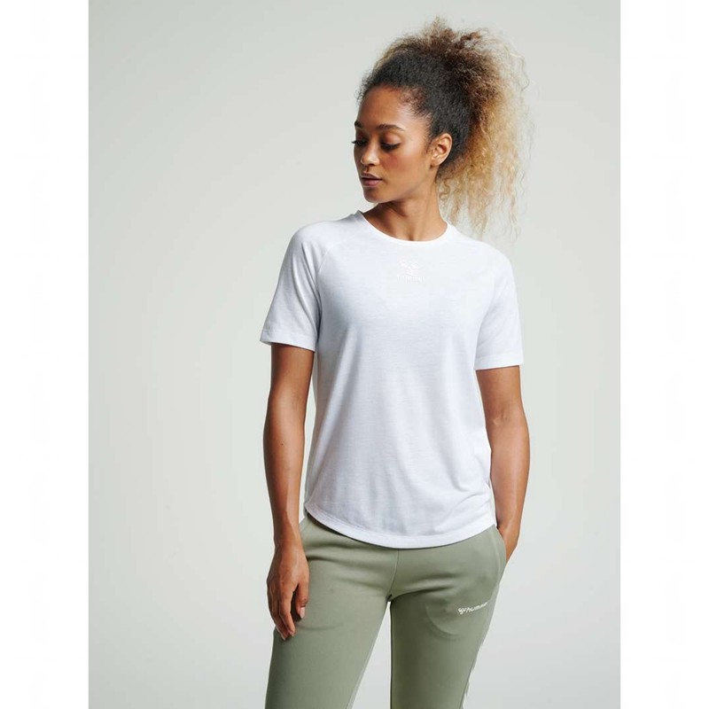 Hummel Vanja S/S T-shirts Damen Weiß | 284203-559