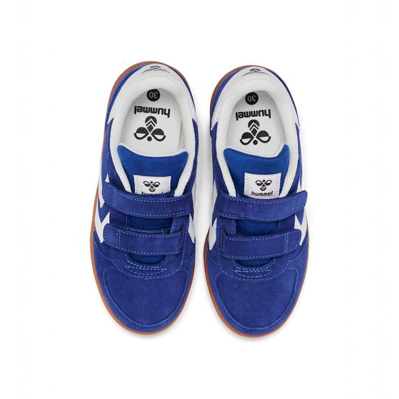 Hummel Victory Suede Ii Sneakers Kinder Blau | 716067-744