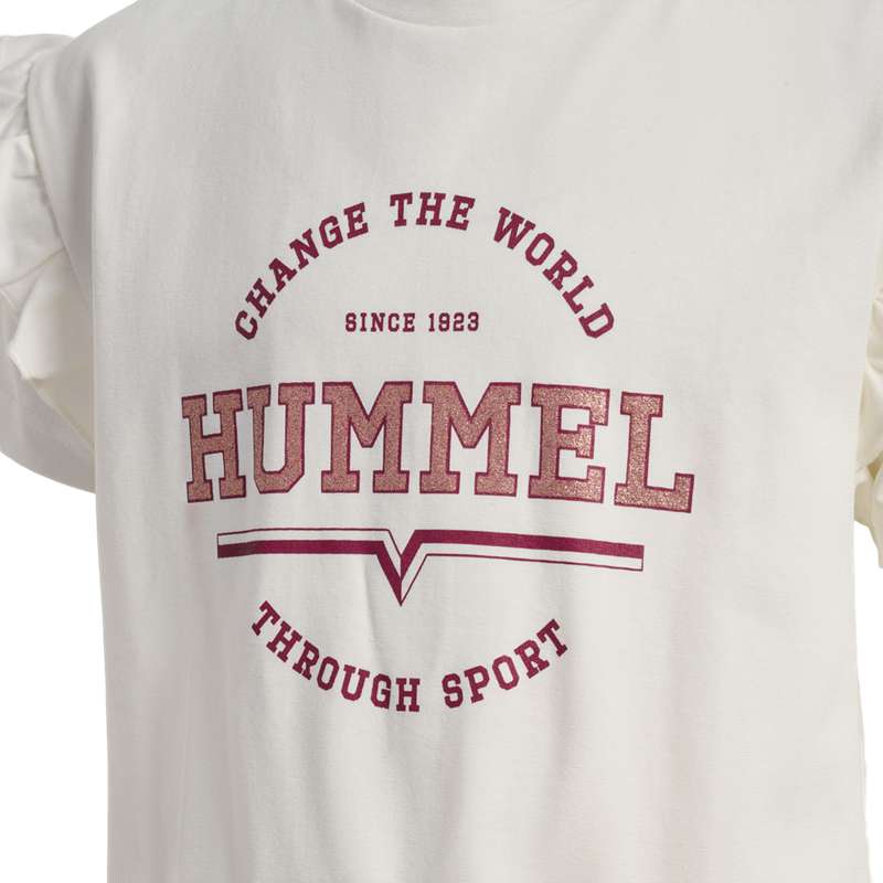 Hummel Violet S/S T-shirts Kinder Weiß | 815961-291