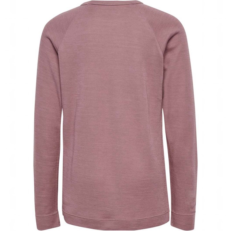 Hummel Wingo L/S T-shirts Kinder Rosa | 670959-546