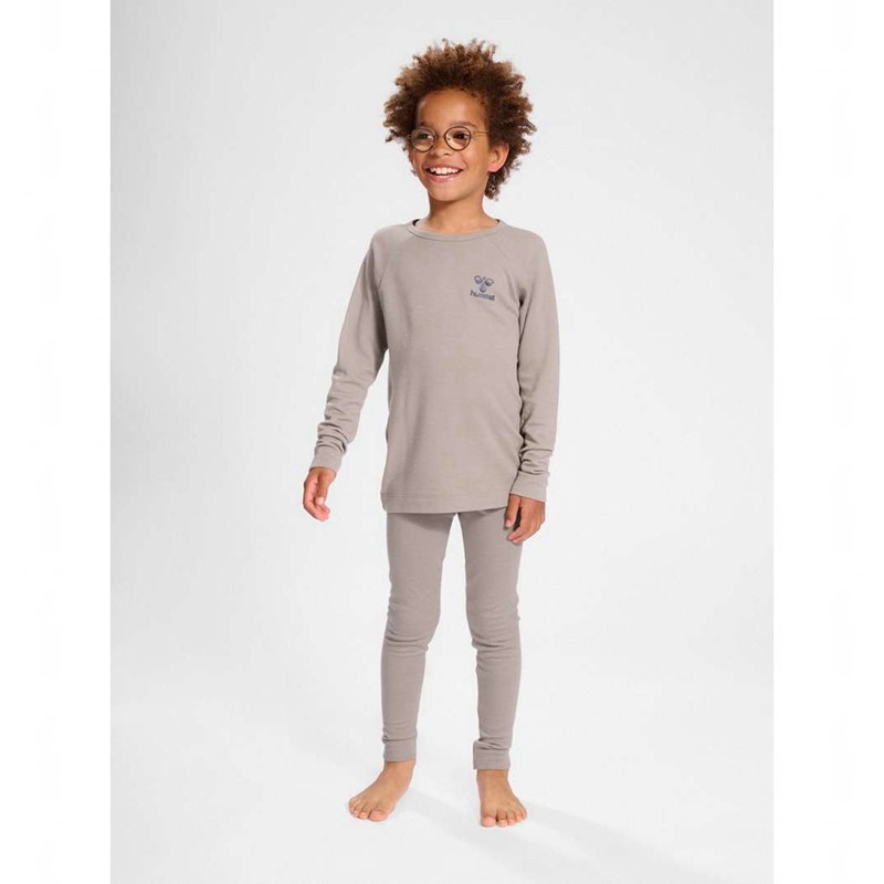 Hummel Wingo Sweatshirt Kinder Grau | 072441-644