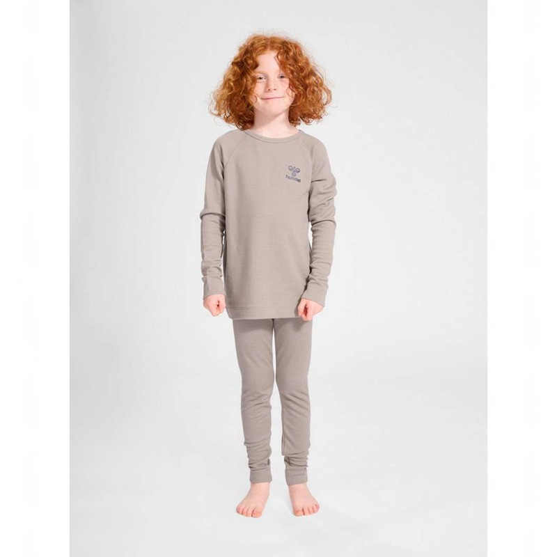 Hummel Wingo Sweatshirt Kinder Grau | 072441-644