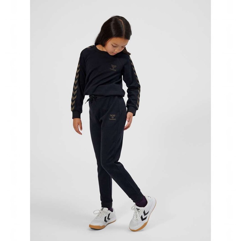 Hummel Wong Handballschuhe Kinder Schwarz | 263563-726