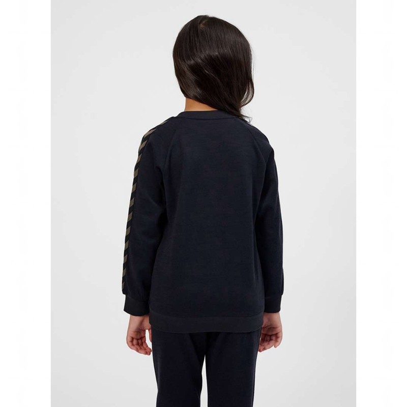 Hummel Wong Sweatshirts Kinder Schwarz | 135253-127