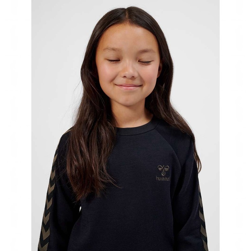 Hummel Wong Sweatshirts Kinder Schwarz | 135253-127