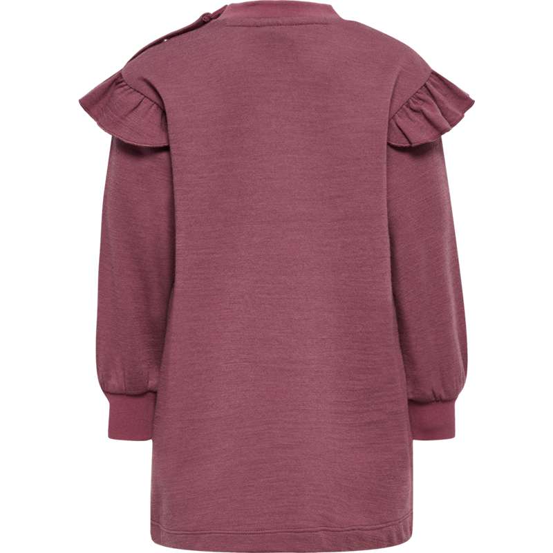Hummel Wulbato Ls Kleid Kinder Rosa | 341606-467